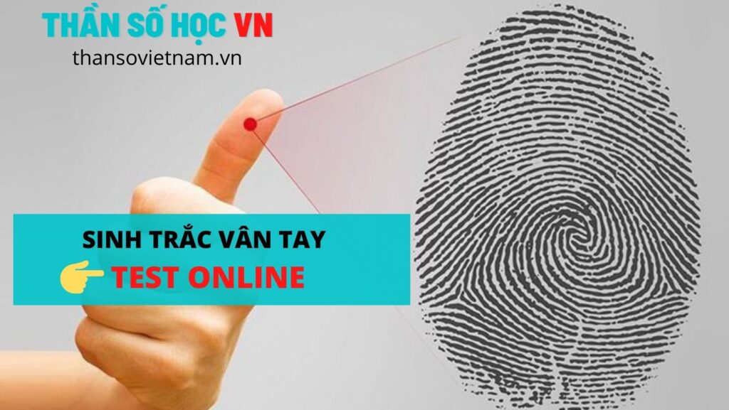 Test Sinh Trắc Vân Tay Online